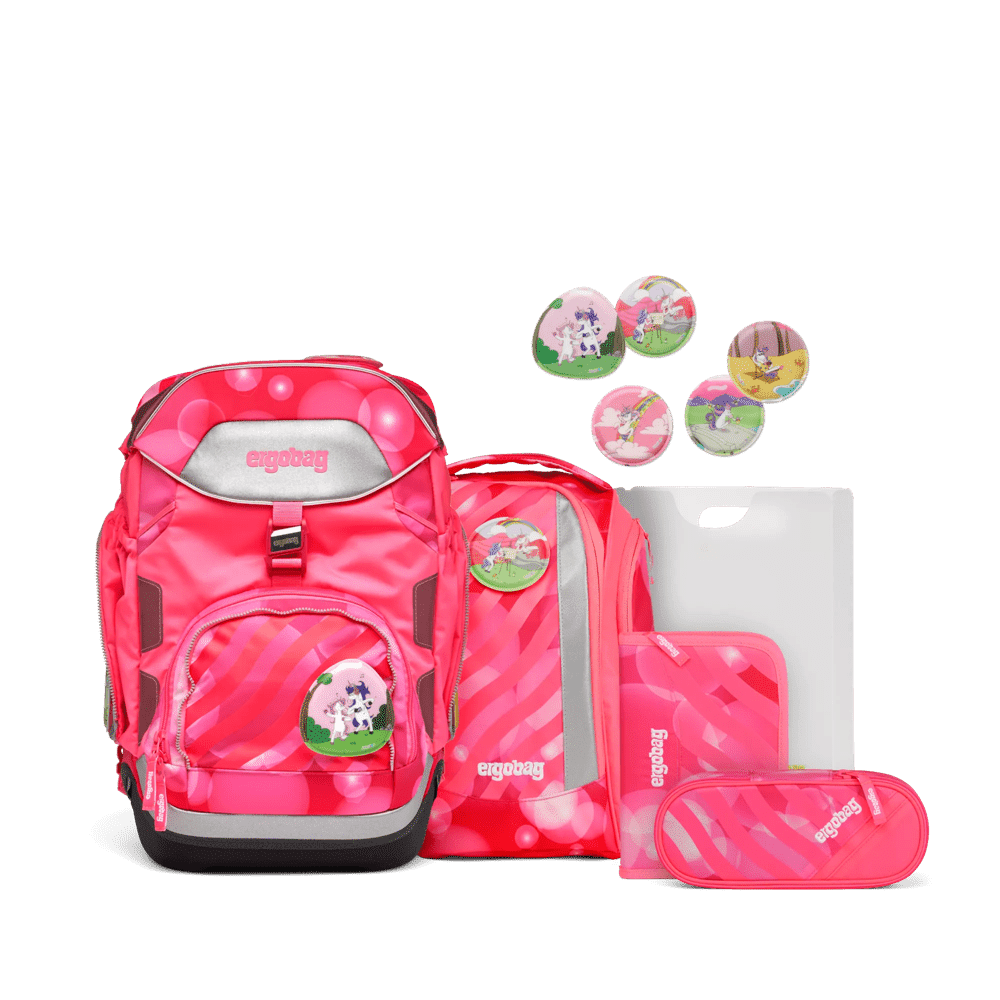 Ergobag - ergobag Schulrucksack-Set KuntBärbuntes Einhorn Ergobag - ergobag Schulrucksack-Set KuntBärbuntes Einhorn