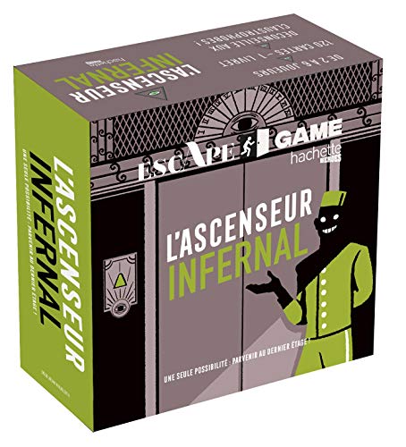 Escape game l'ascenseur infernal : Contient : 120 cartes et 1 livret von HACHETTE HEROES