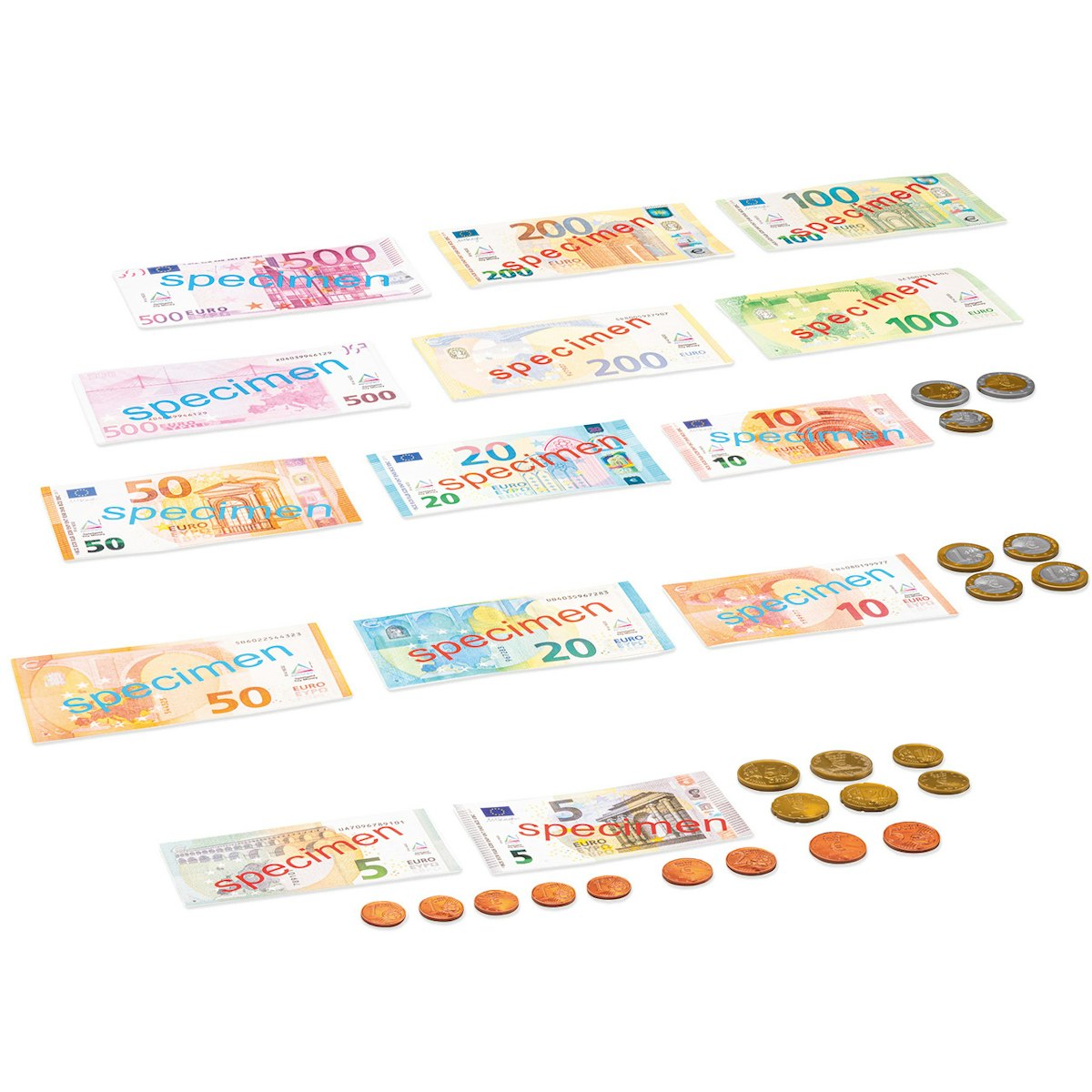 Euro Spielgeld – 44 Teile Euro Spielgeld – 44 Teile