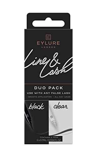 Eylure Line and Lash DUO Kit - Black and Clear Lash Glue von Eylure