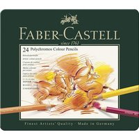 FABER-CASTELL 110024 Farbstift Polychromos 24er Metalletui von Faber Castell