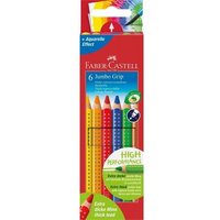 FABER-CASTELL 110906 Buntstift Jumbo Grip 6er Kartonetui von Faber Castell