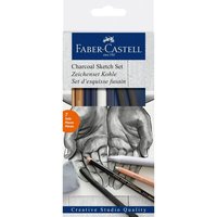 FABER-CASTELL 114002 Zeichenset Kohle von Faber Castell