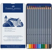 FABER-CASTELL 114612 Aqua.stift Goldfaber Aqua 12-Metalletui von Faber Castell