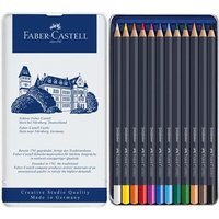 FABER-CASTELL 114712 Goldfaber Farbstift, 12er Metalletui von Faber Castell