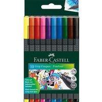 FABER-CASTELL 151610 Finepen GRIP Fineliner 0.4 10er Etui von Faber Castell