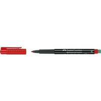 FABER-CASTELL 152521 Marker MULTIMARK permanent M rot von Faber Castell