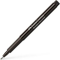 FABER-CASTELL 155499 Fineliner BROADPEN 1554 schwarz von Faber Castell