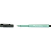 FABER-CASTELL 167394 Pitt Artist Pen Metallic 1.5 Tuschestift, grün metallic von Faber Castell