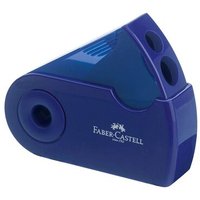 FABER-CASTELL 182701 Spitzer Doppelspitzdose SLEEVE rot/blau sortiert von Faber Castell