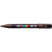 FABER-CASTELL 186574 Marker UNI POSCA PC-3M dunkelbraun von Faber Castell