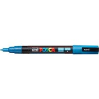 FABER-CASTELL 186586 Marker UNI POSCA PC-3M Glitter hellblau von Faber Castell