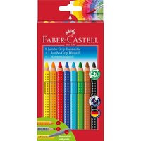 FABER-CASTELL 280921 Buntstift Jumbo Grip Promotionetui 8+1+1 von Faber Castell