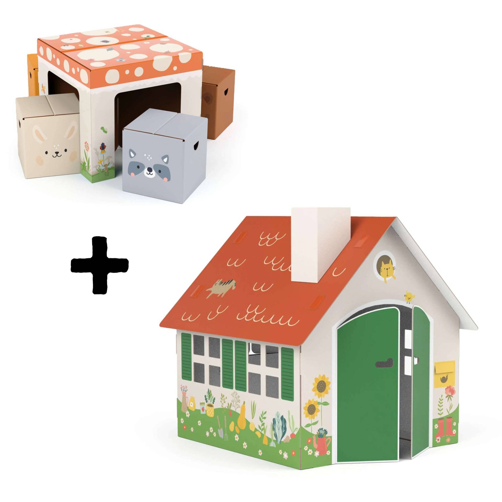 FOLDZILLA Bundle Gartenhaus Waldfreunde