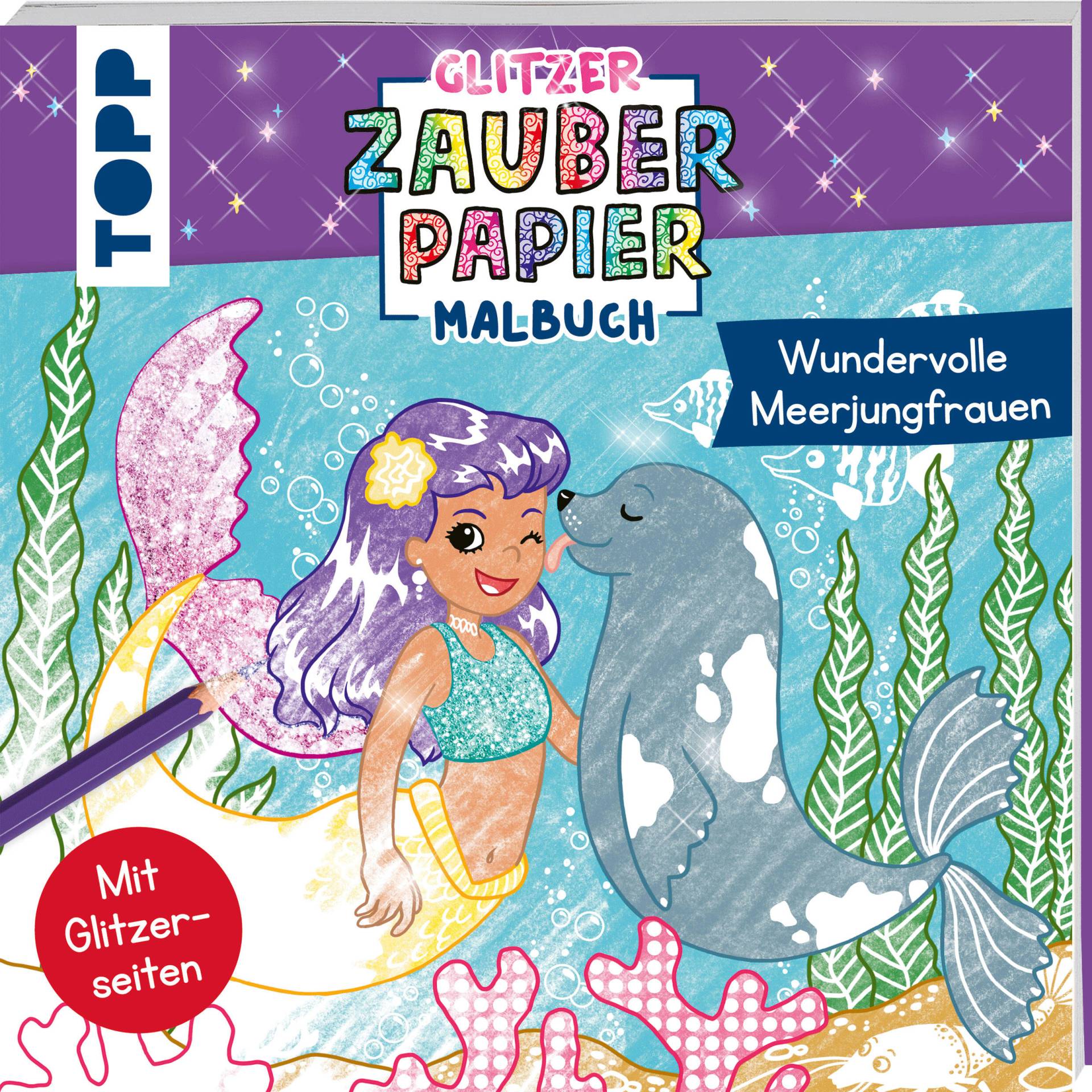 FRECHVERLAG GMBH - Glitzer Zauberpapier Malbuch Wundervolle Meerjungfrauen FRECHVERLAG GMBH - Glitzer Zauberpapier Malbuch Wundervolle Meerjungfrauen