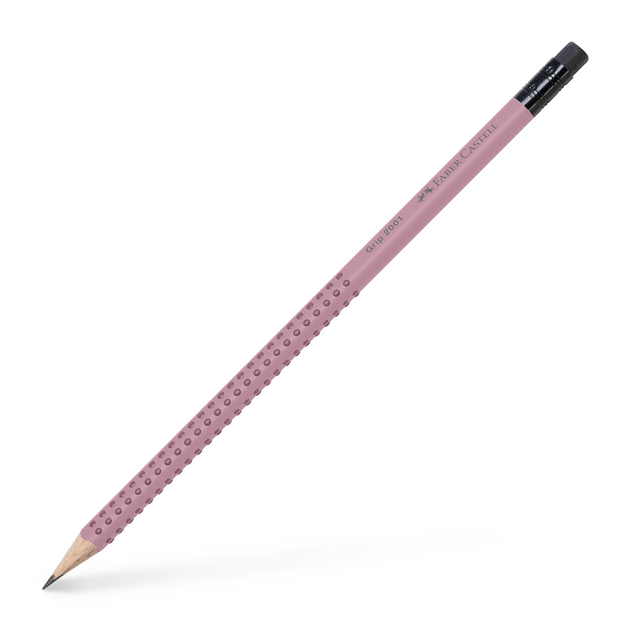 Faber-Castell - FABER-CASTELL Bleistift GRIP 2001 B mit Gummitip rose Faber-Castell - FABER-CASTELL Bleistift GRIP 2001 B mit Gummitip rose