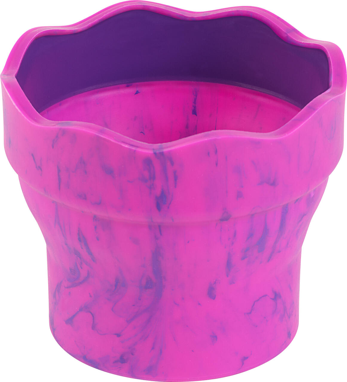 Faber-Castell - FABER-CASTELL Wasserbecher CLIC&GO Pink marble Faber-Castell - FABER-CASTELL Wasserbecher CLIC&GO Pink marble