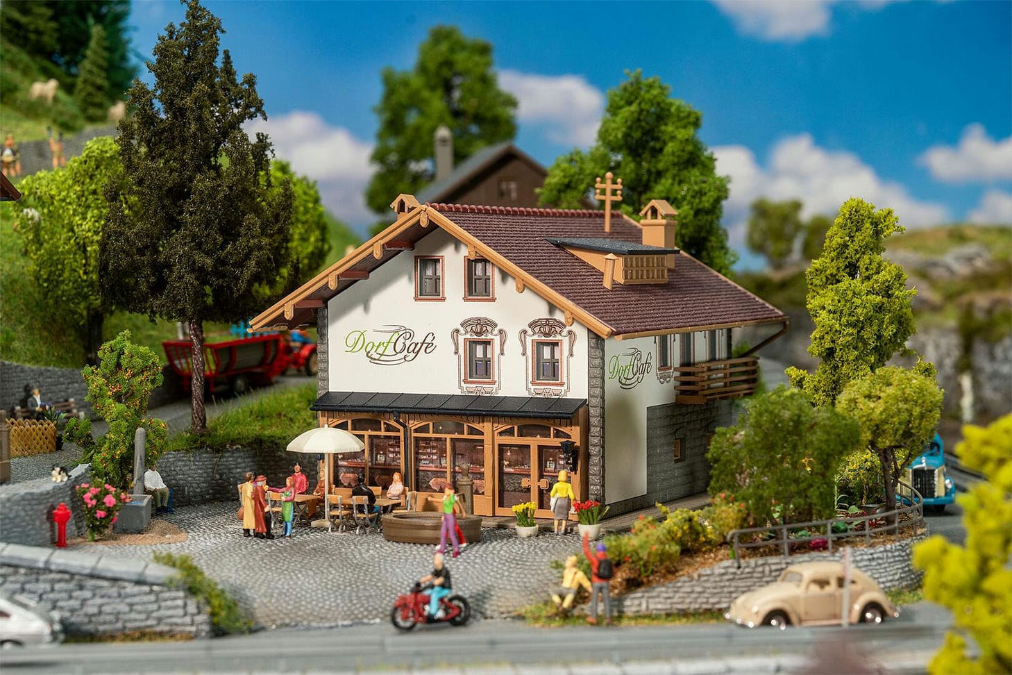 Faller Alpenhaus mit Café H0 1:87 191836 Modelleisenbahn Faller Alpenhaus mit Café H0 1:87 191836 Modelleisenbahn