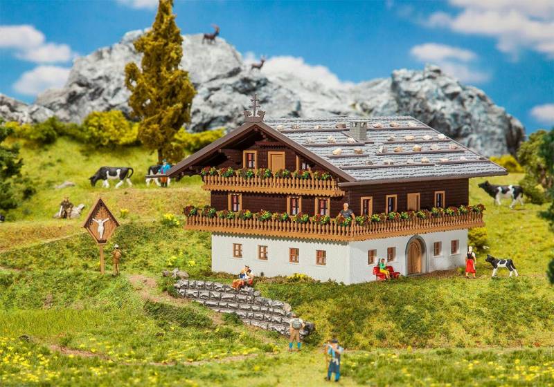 Faller Alpenhof H0 Alpine Farm 1:87 130554 Modellbau Modelleisenbahn Moba