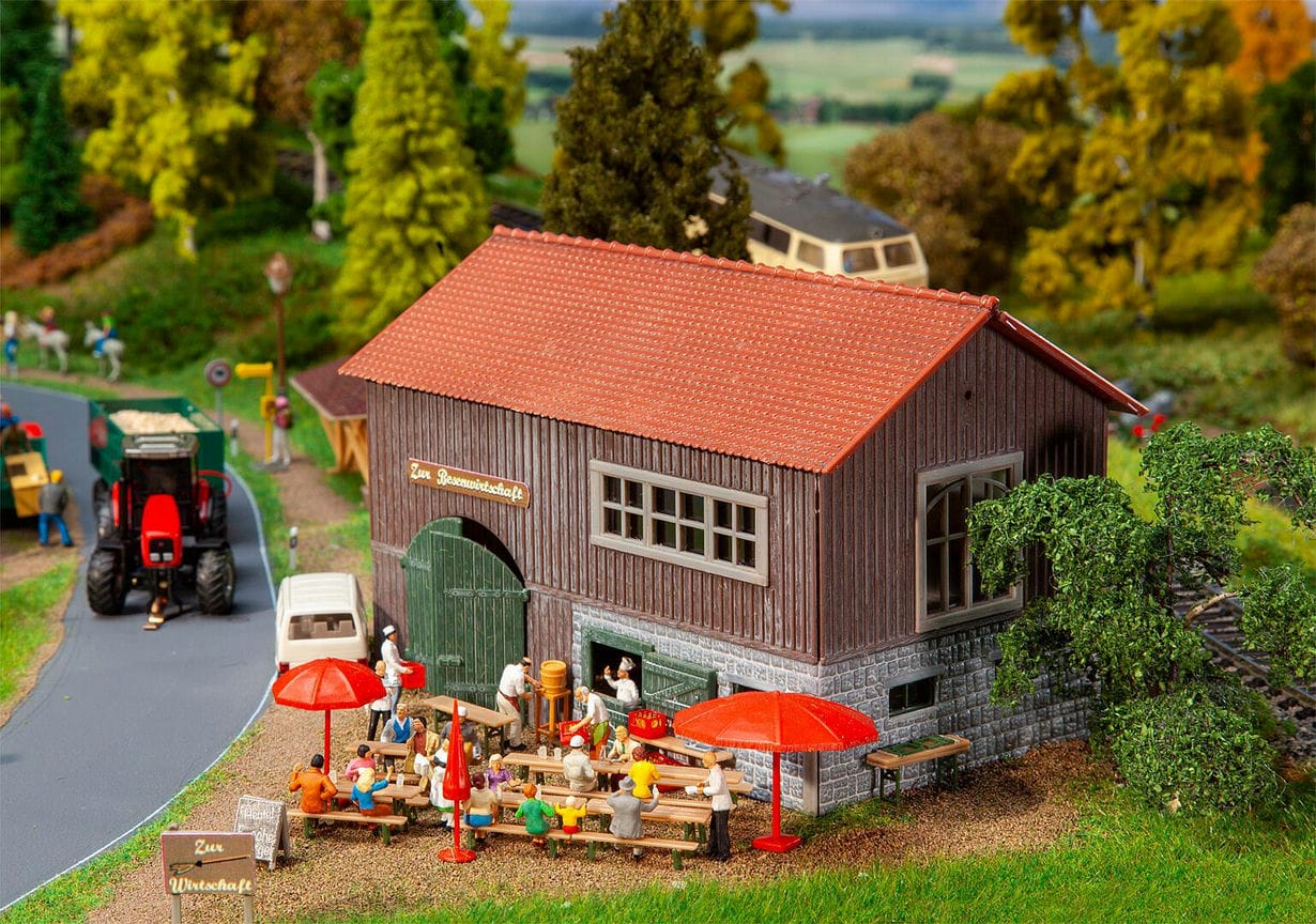 Faller Besenwirtschaft H0 1:87 191764 Modelleisenbahn Moba Bausatz Faller Besenwirtschaft H0 1:87 191764 Modelleisenbahn Moba Bausatz