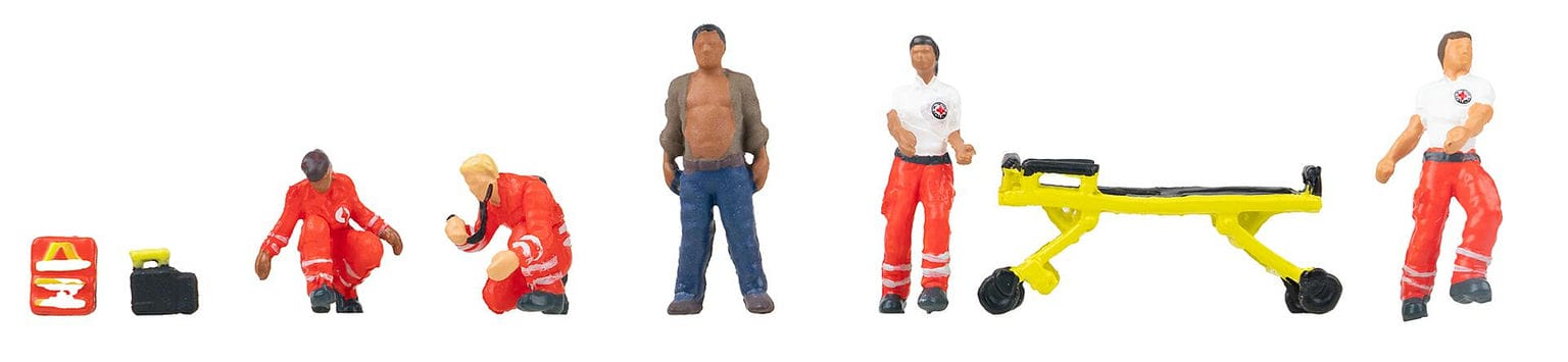 Faller Rettungssanitäter H0 1:87 Modelleisenbahn Faller Rettungssanitäter H0 1:87 Modelleisenbahn