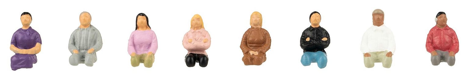 Faller Sitzende Personen ohne Beine II H0 1:87 Modelleisenbahn Faller Sitzende Personen ohne Beine II H0 1:87 Modelleisenbahn