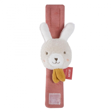 Fehn 048377 Rasselarmband Hase fehnNATUR