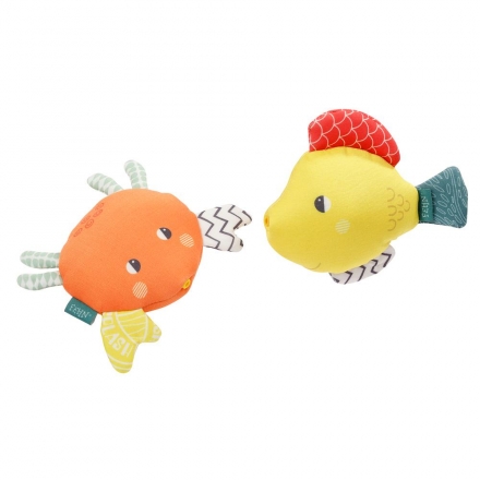 Fehn 050011 2er-Set Spritztiere Fisch und Krabbe