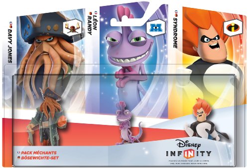 Figurine "Disney Infinity" - Packung von Schurken (Leon-Syndrom, Davy Jones) von Disney