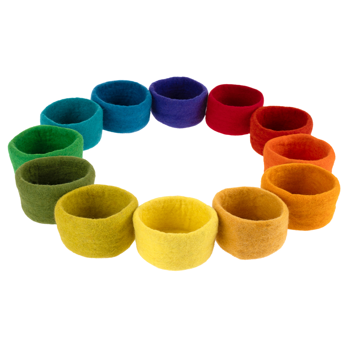 Filzschalen 12 Monate 12er Set Filzschalen 12 Monate 12er Set