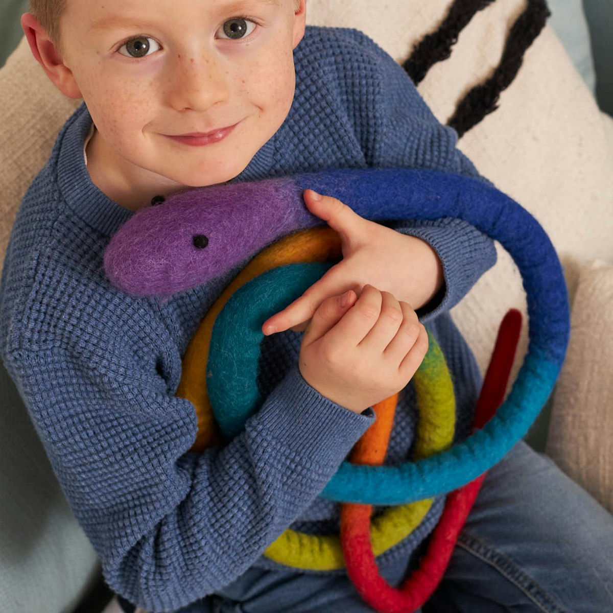 Filzschlange Boa 2 m Filzschlange Boa 2 m