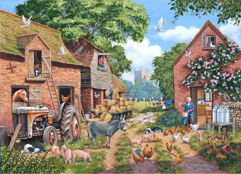 Finde die Unterschiede: Auf dem Bauernhof Finde die Unterschiede: Auf dem Bauernhof