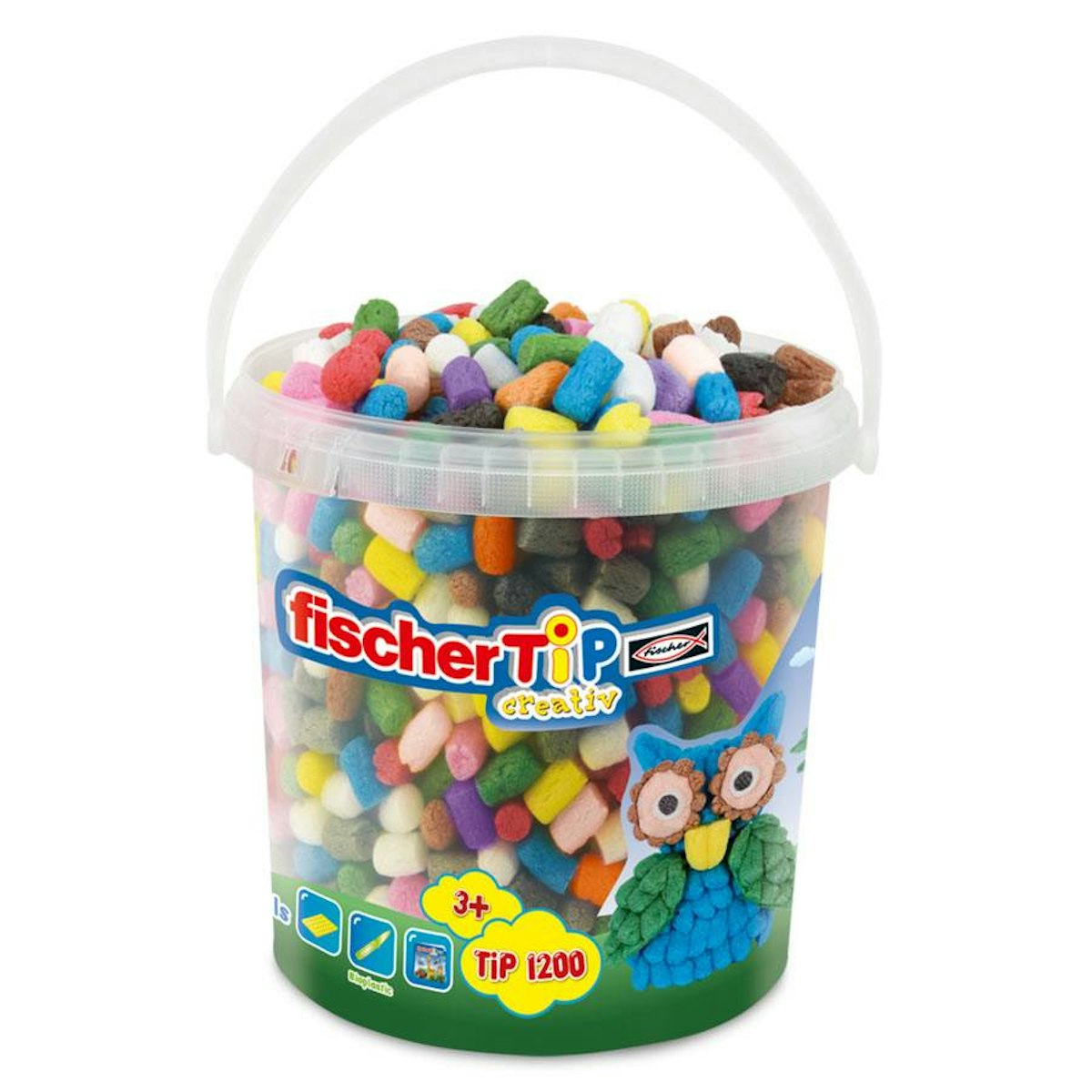 Fischer Tip Set 1200 Teile im Eimer mit Zubehör Fischer Tip Set 1200 Teile im Eimer mit Zubehör