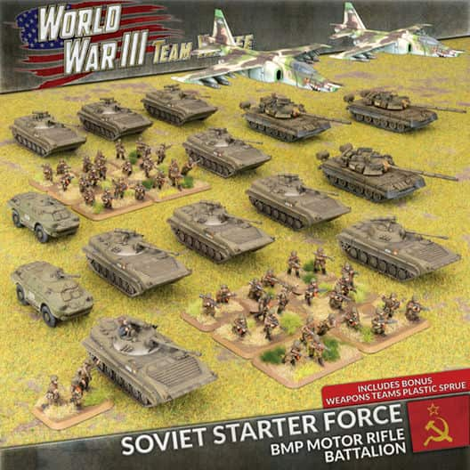 Flames of War Soviet Starter Force BMP Motor Rifle Battalion WW2 Battlefront