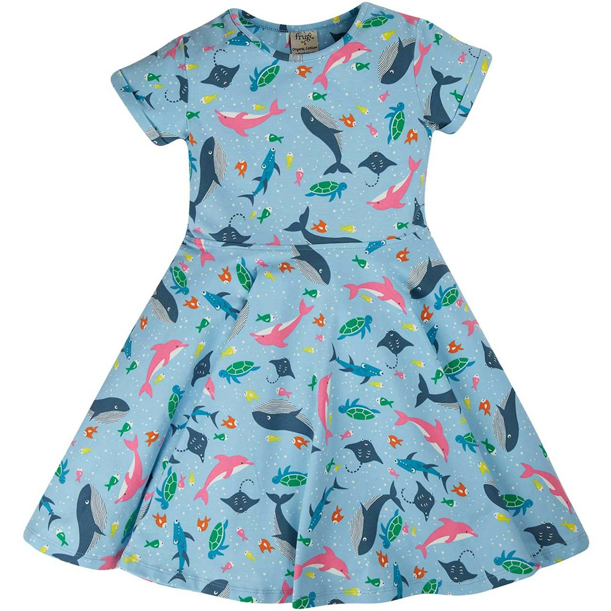 Flatter Sommerkleid Wale in hellblau 74/80 Flatter Sommerkleid Wale in hellblau 74/80