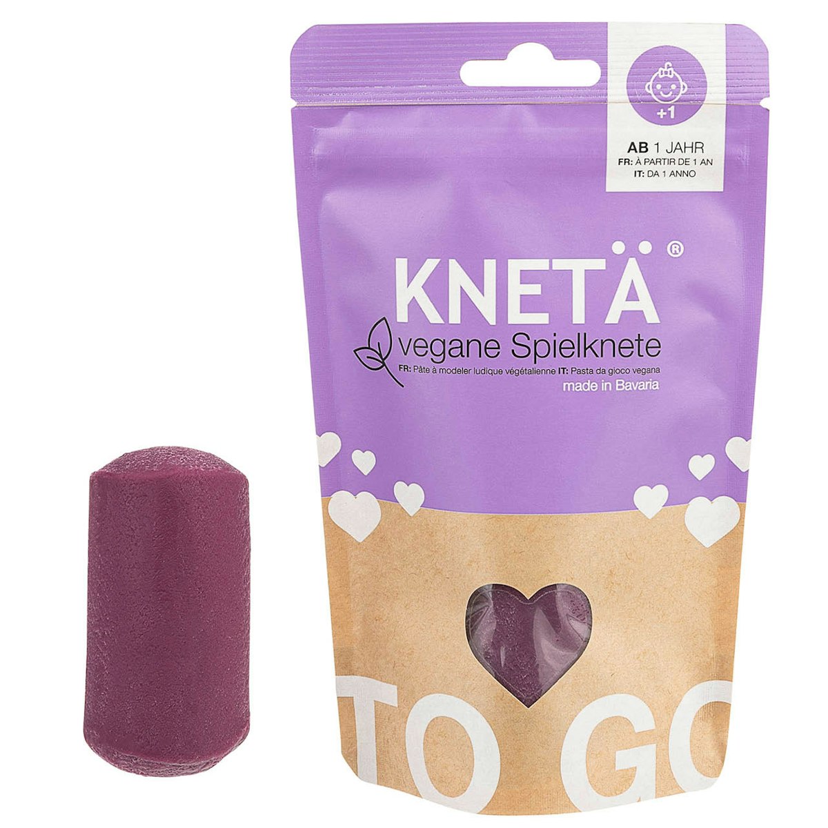 Flieder Knete ab 1 Jahr, 100g Beutel Flieder Knete ab 1 Jahr, 100g Beutel