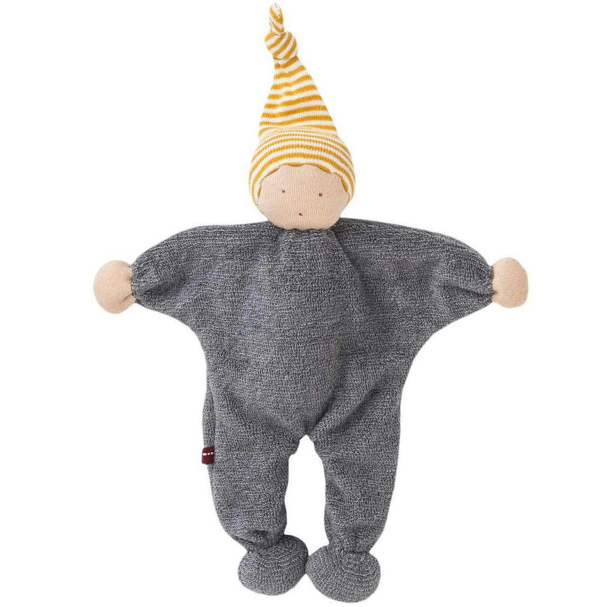 Frottee Manderl Schmusepuppe in grau melange Frottee Manderl Schmusepuppe in grau melange