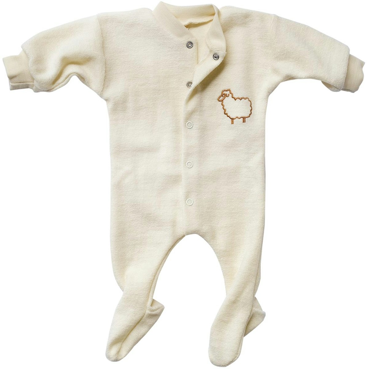 Frühchen Schlafanzug Frottee Strampler natur 56 Frühchen Schlafanzug Frottee Strampler natur 56