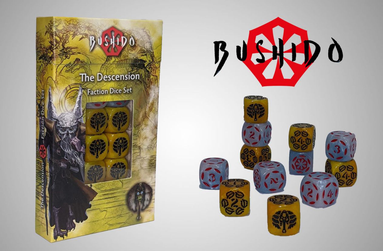 GCT Bushido The Descension Faction Dice Set Tabletop Spiel Würfel Set