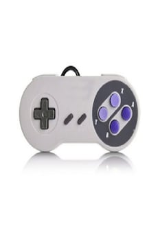 Gaming Controller for Windows PC, MAC Computer and Nintendo SNES Space Gray