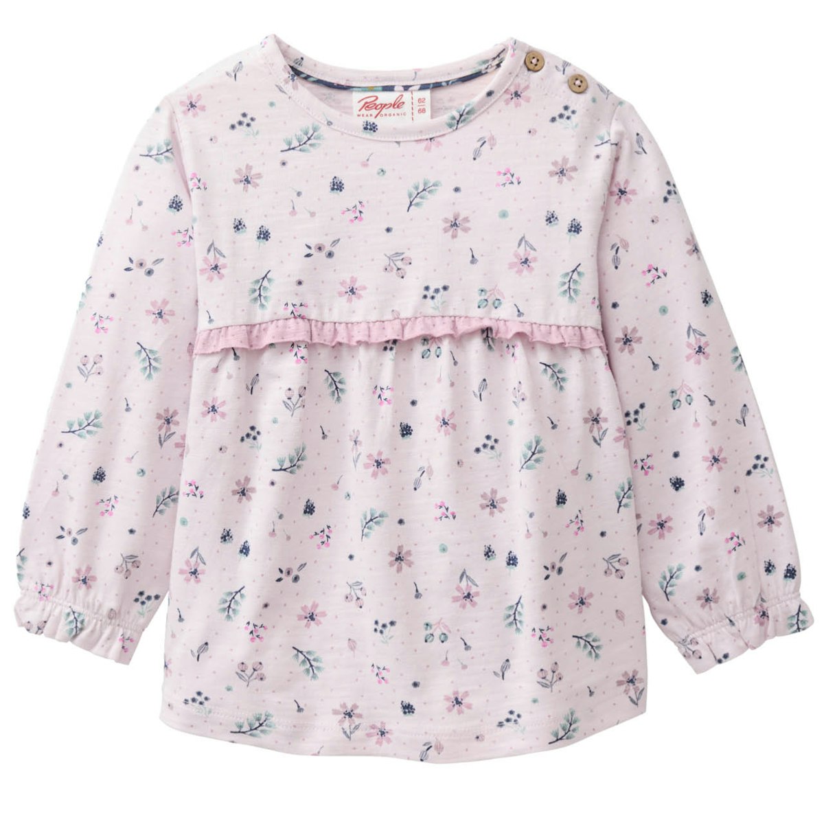 Geblümtes Langarmshirt flieder 98/104 Geblümtes Langarmshirt flieder 98/104