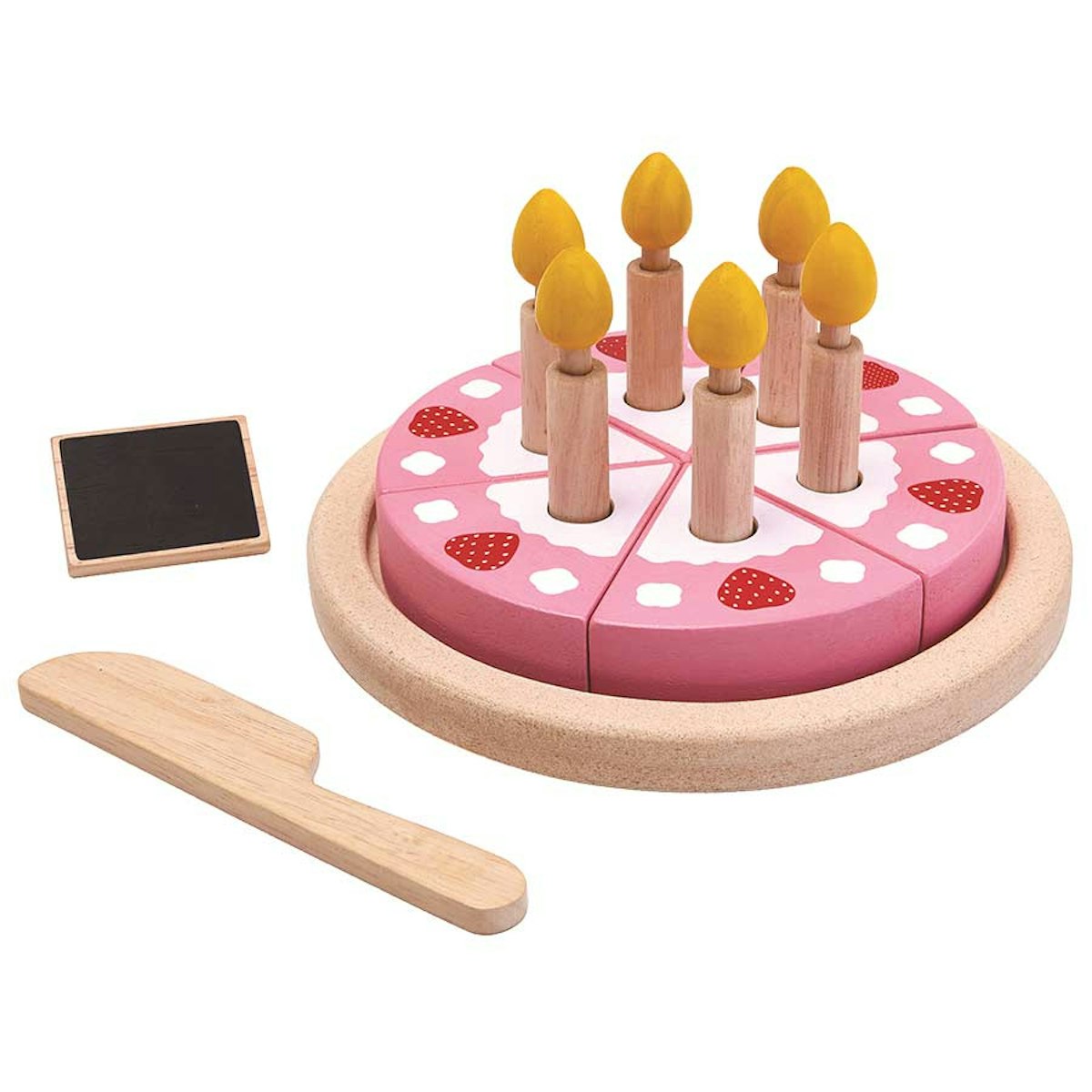 Geburtstagskuchen zum Schneiden aus Holz Geburtstagskuchen zum Schneiden aus Holz