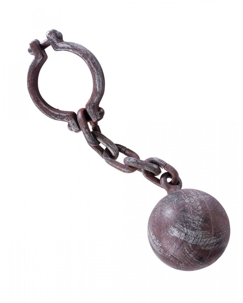 Gefangenen Fußfessel mit Kugel Gefangenen Fußfessel mit Kugel