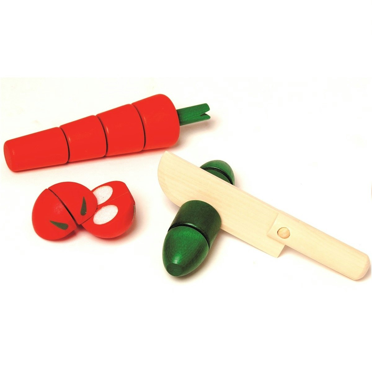 Gemüse zum Schneiden in mehrere Teile Gemüse zum Schneiden in mehrere Teile