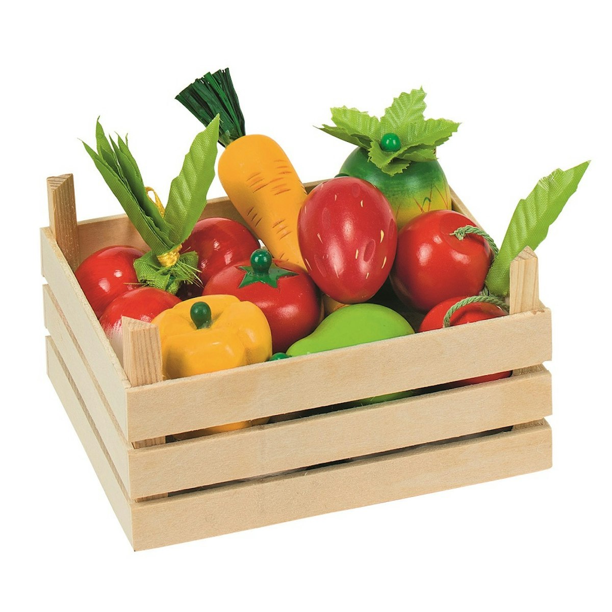 Gemüsekiste für Kaufmannsladen - Obst & Gemüse Gemüsekiste für Kaufmannsladen - Obst & Gemüse