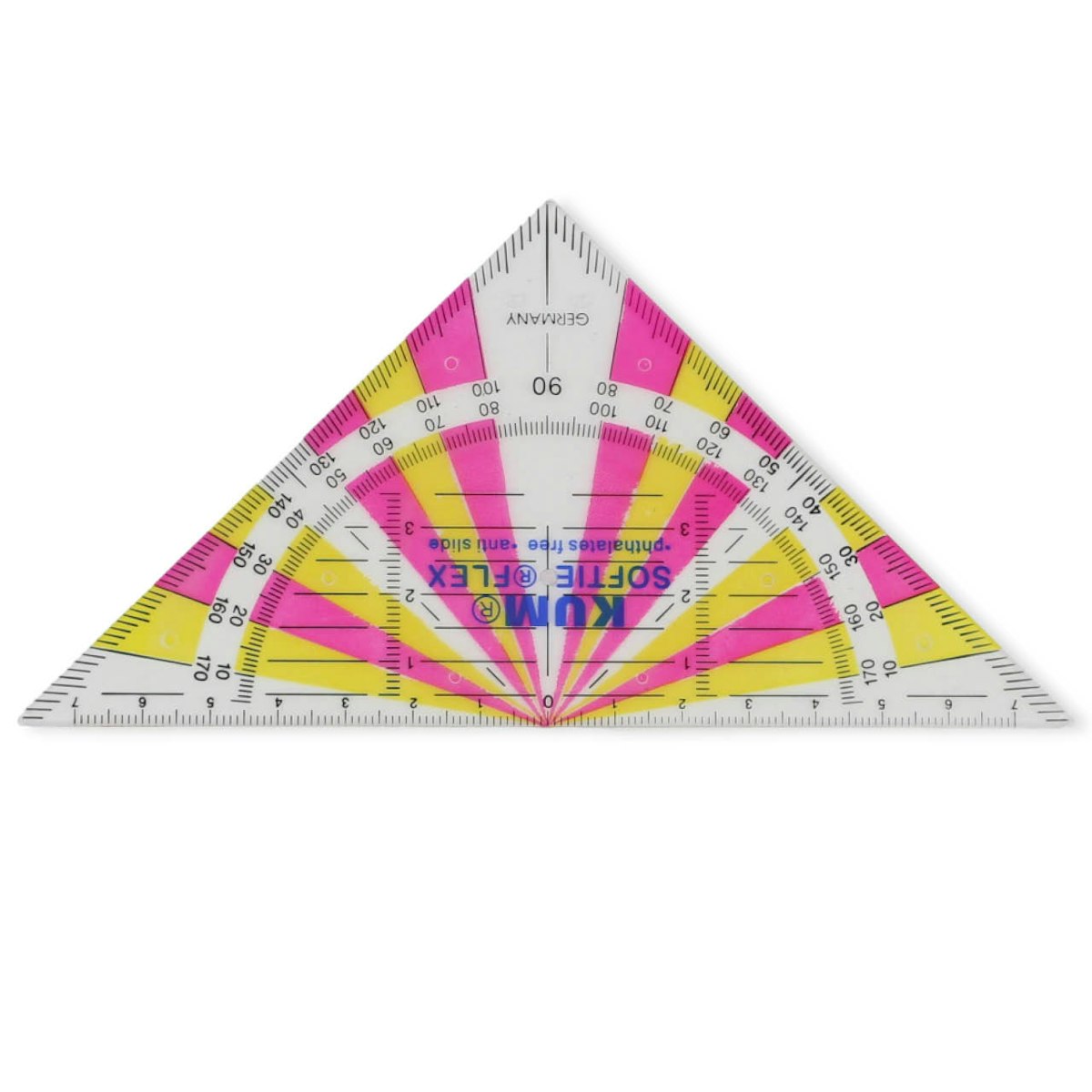 Geodreieck Softie Flex pink-gelb Geodreieck Softie Flex pink-gelb