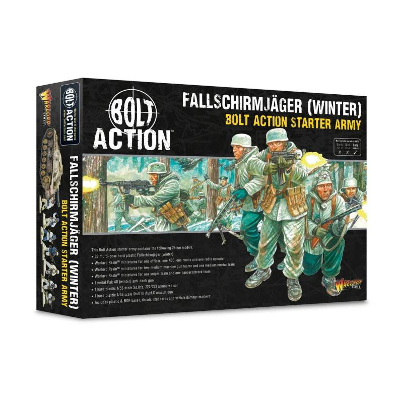 German Fallschirmjäger Winter Starter Army 28mm Bolt Action