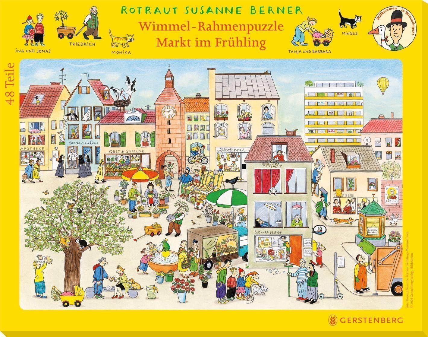 Gerstenberg Verlag - Wimmel-Rahmenpuzzle Markt Gerstenberg Verlag - Wimmel-Rahmenpuzzle Markt