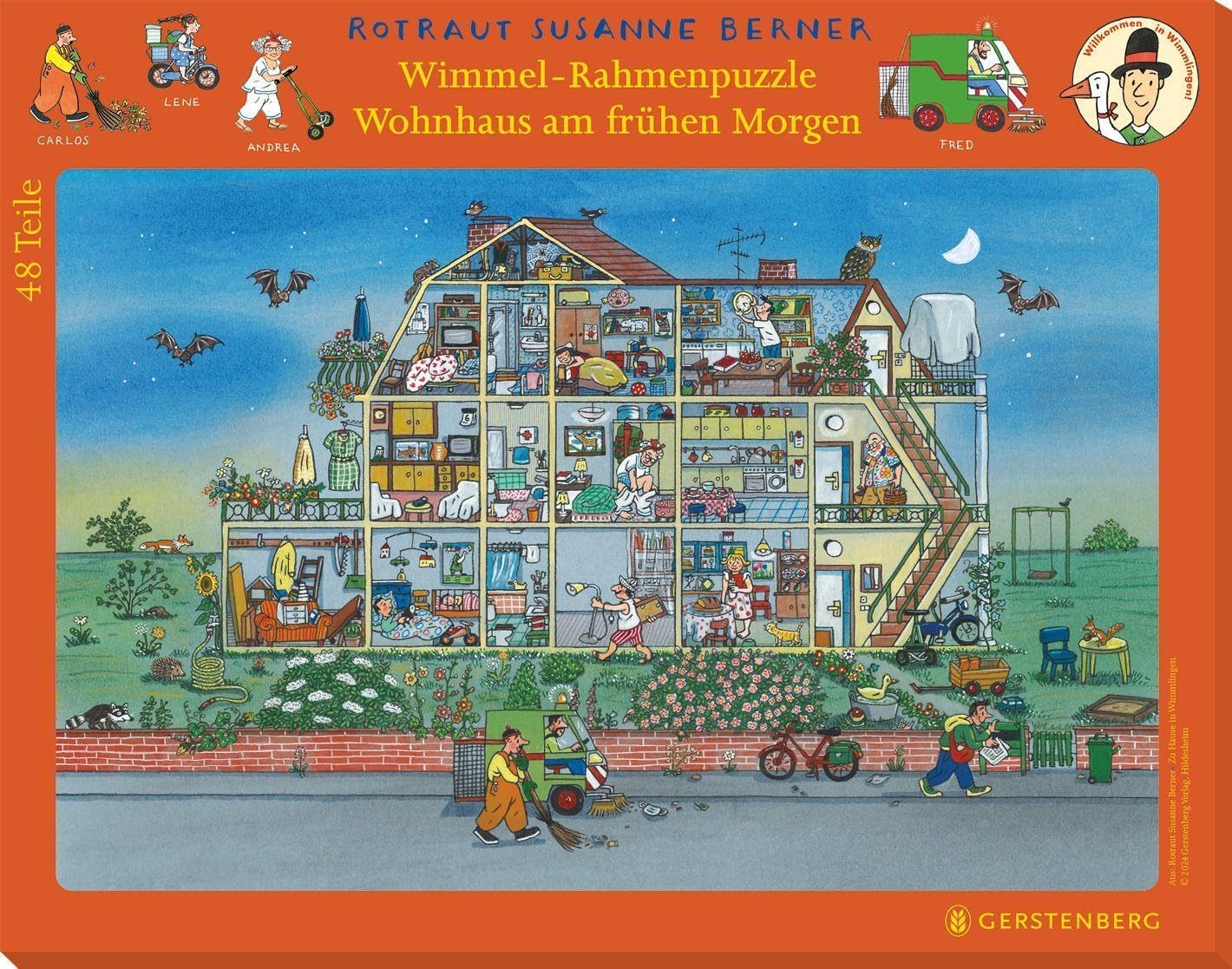 Gerstenberg Verlag - Wimmel-Rahmenpuzzle Morgendämmerung Gerstenberg Verlag - Wimmel-Rahmenpuzzle Morgendämmerung