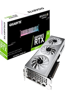 Gigabyte NVIDIA RTX 3060Ti 8GB VISION OC V2 LHR 8GB GDDR6 PCI-Express Graphics Card 8 GB